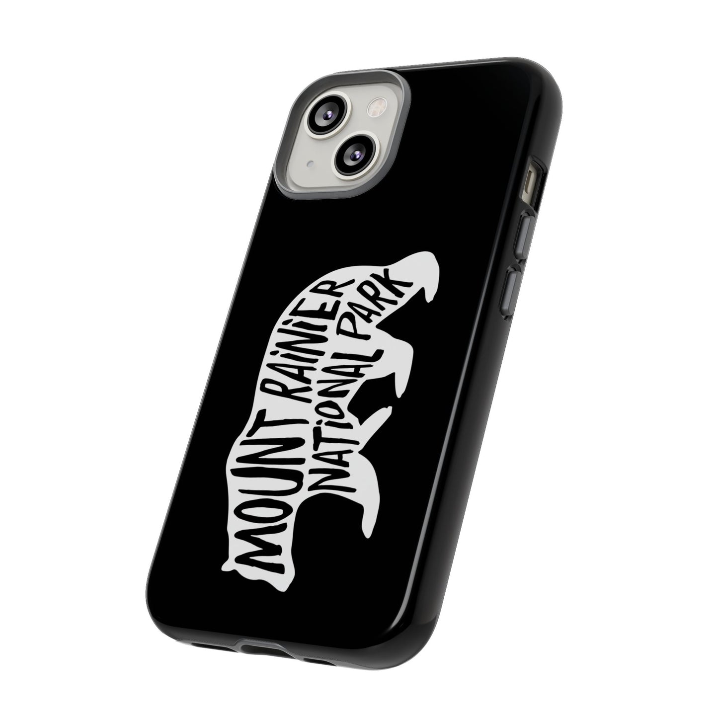 Mount Rainier National Park Phone Case - Black Bear Design