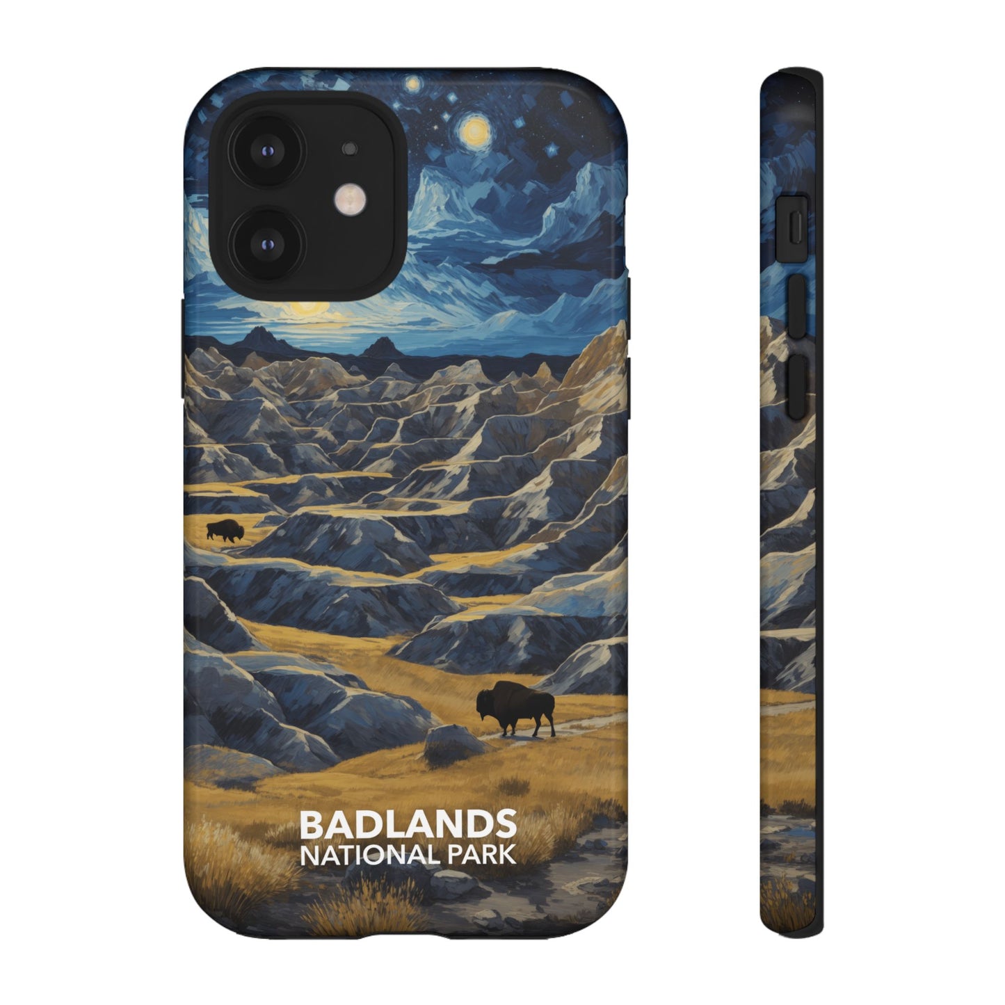 Badlands National Park Phone Case - Starry Night