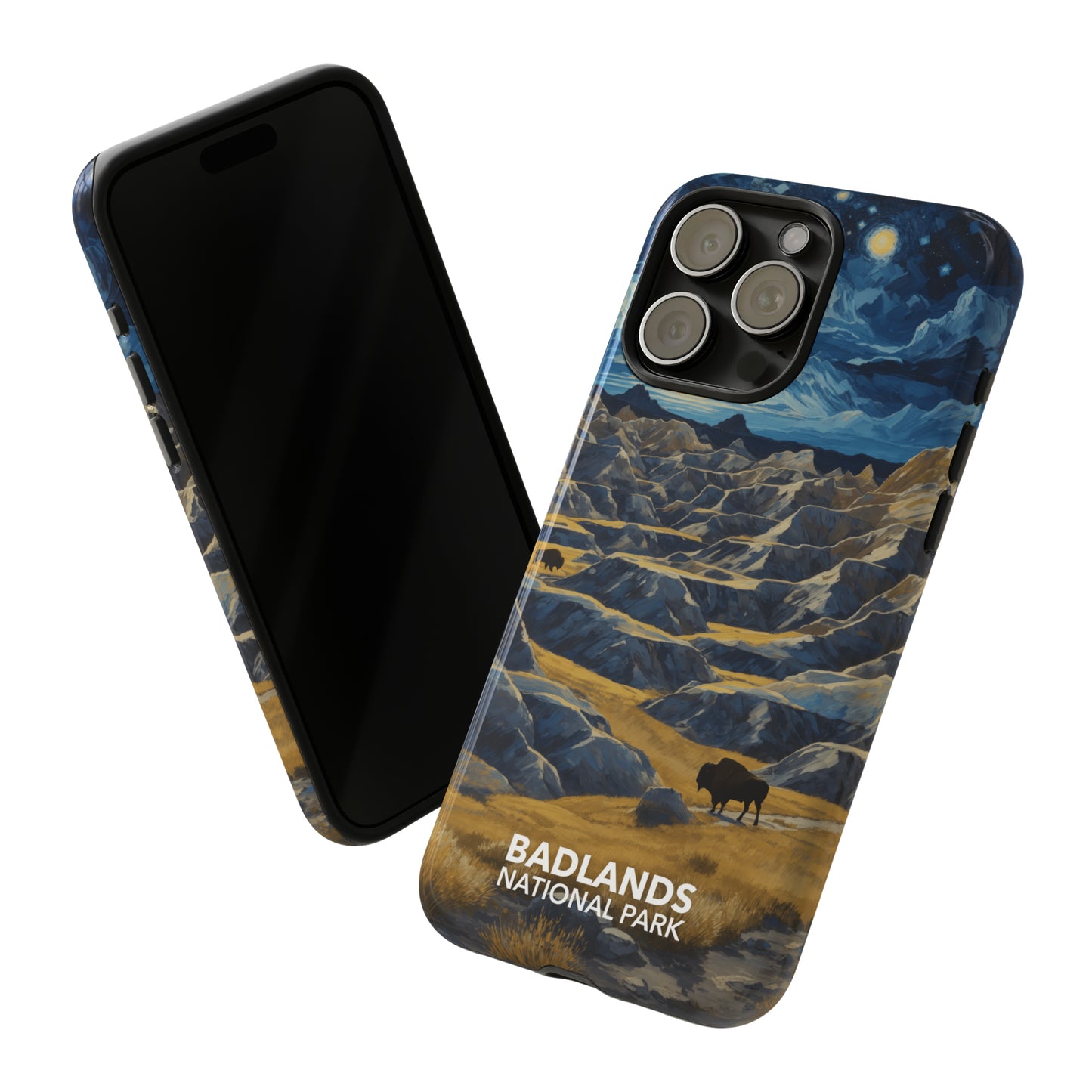 Badlands National Park Phone Case - Starry Night