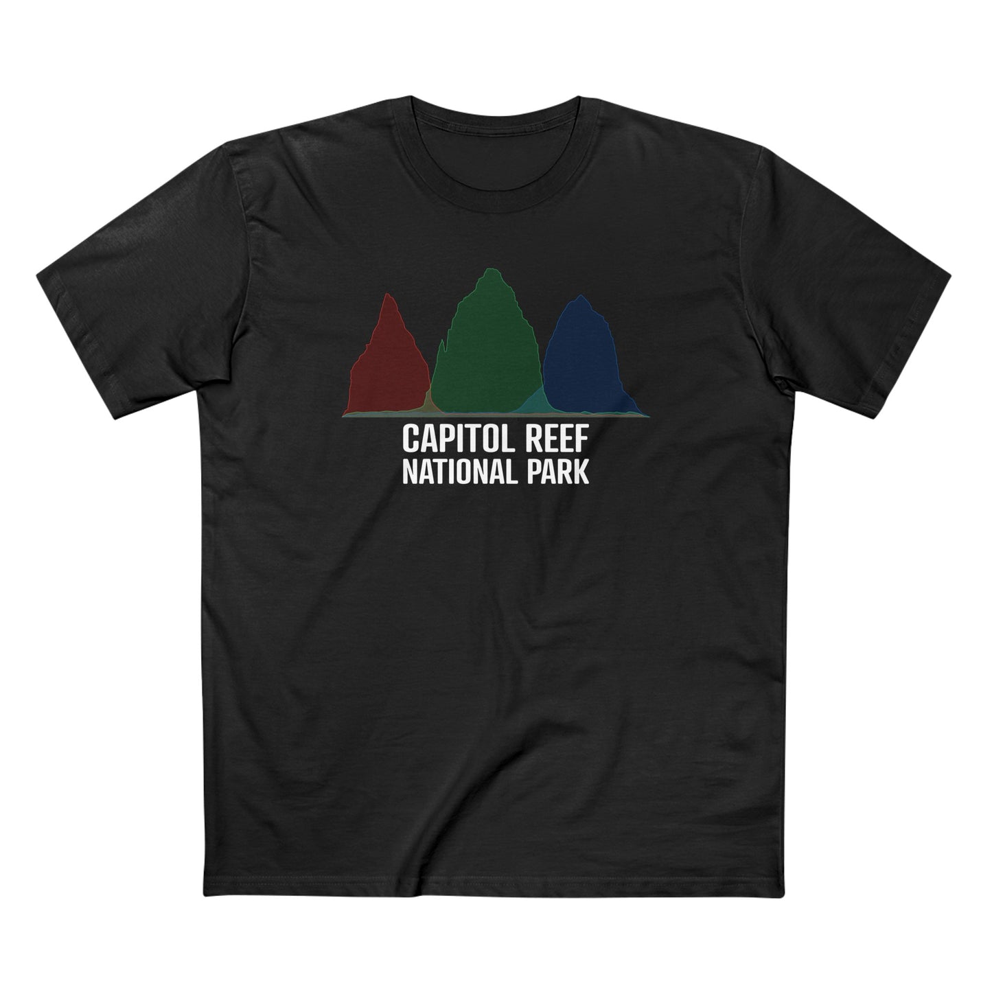 Capitol Reef National Park T-Shirt - Histogram Design