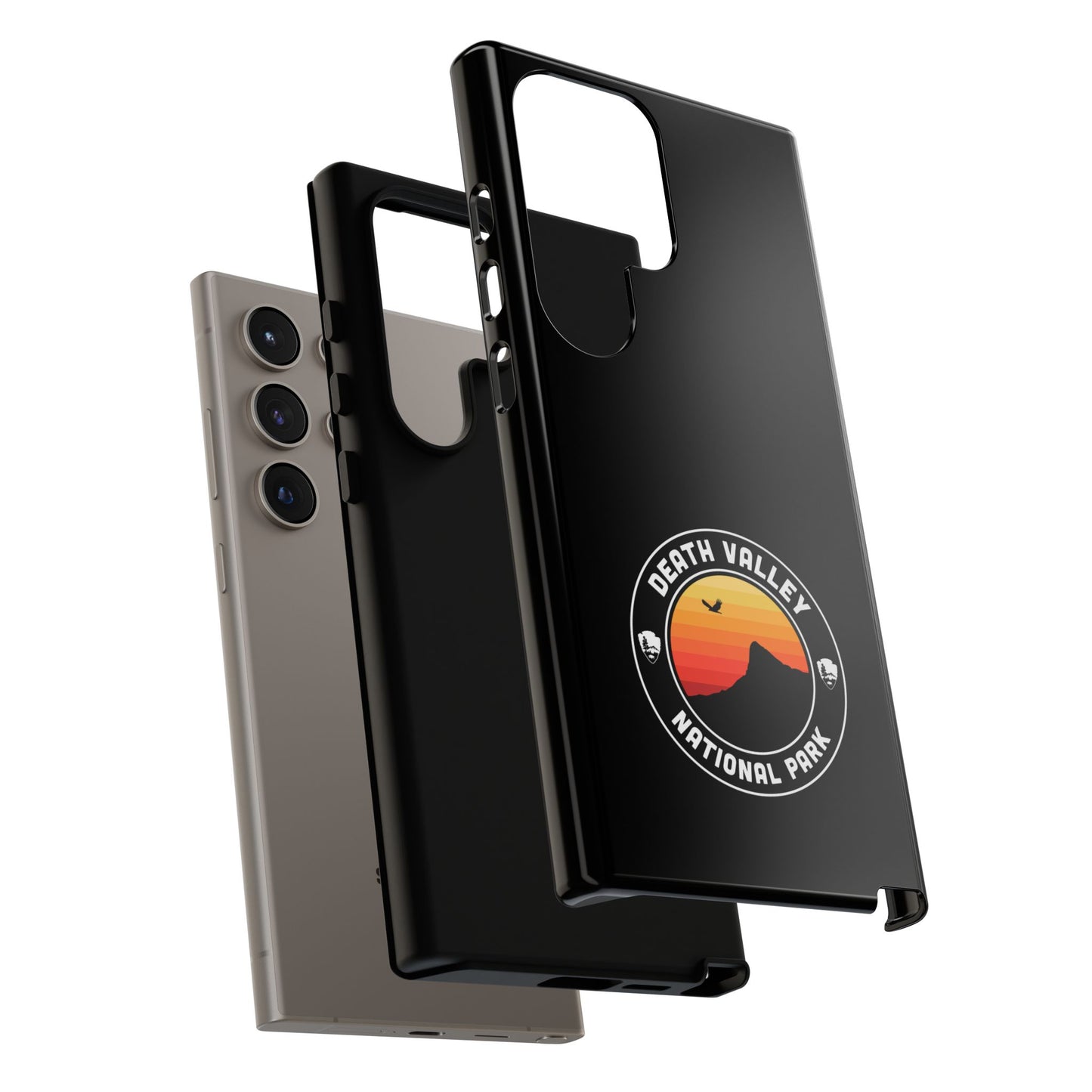 Death Valley National Park Phone Case - Round Emblem Design