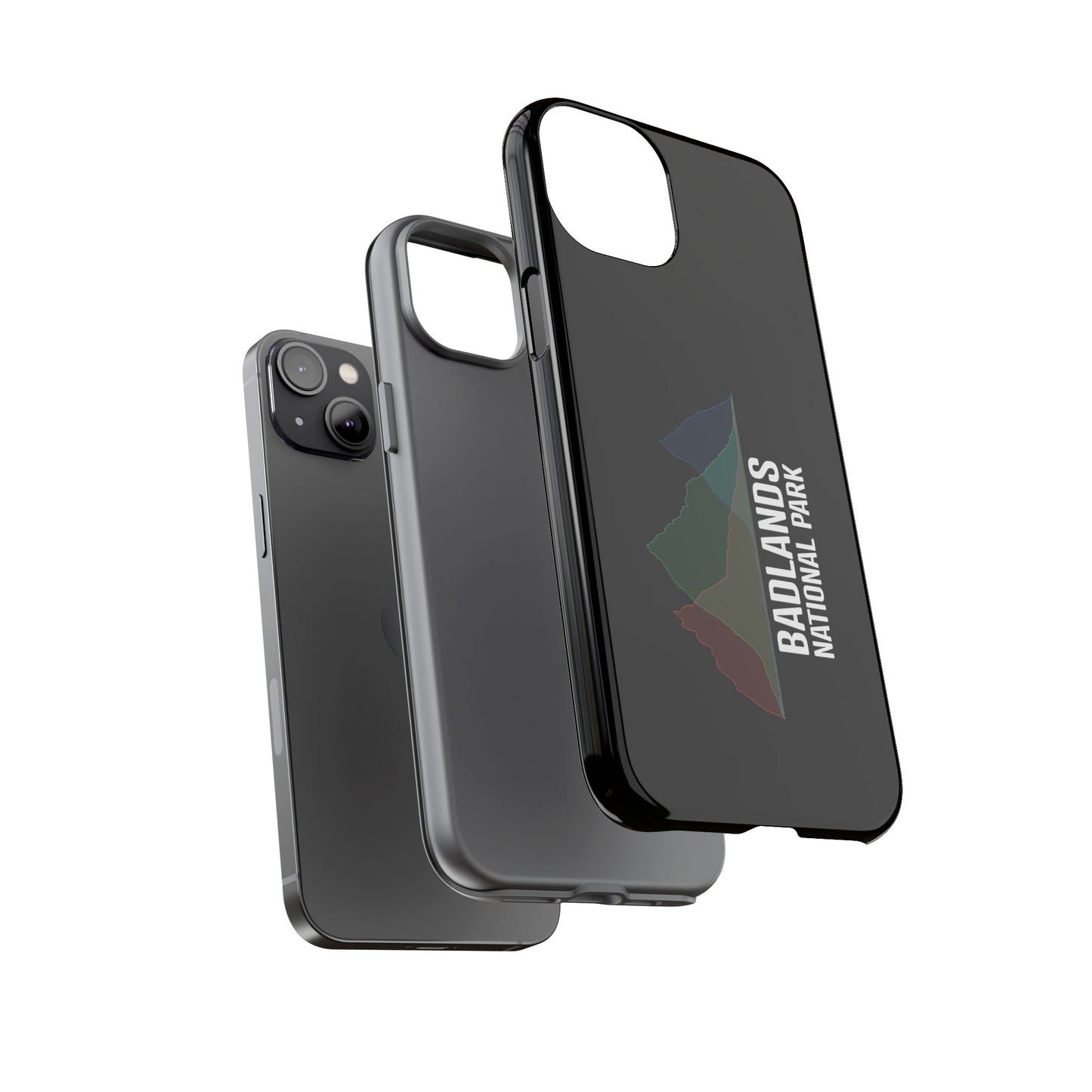 Badlands National Park Phone Case - Histogram Design