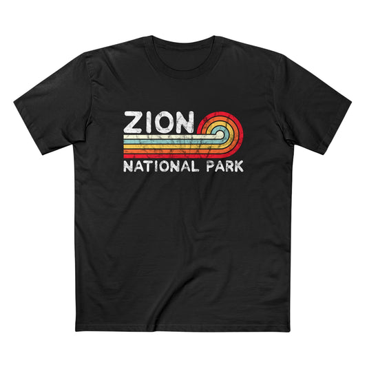 Zion National Park T-Shirt - Vintage Stretched Sunrise