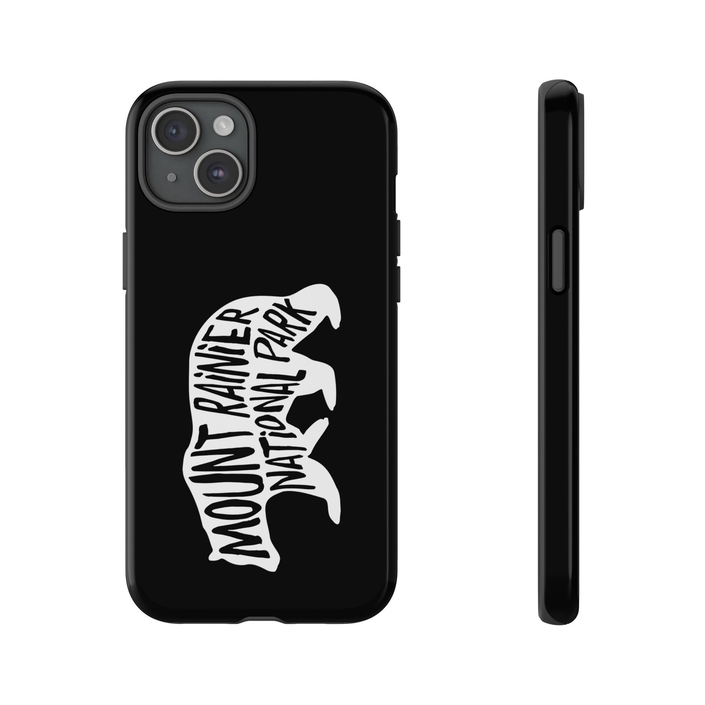 Mount Rainier National Park Phone Case - Black Bear Design