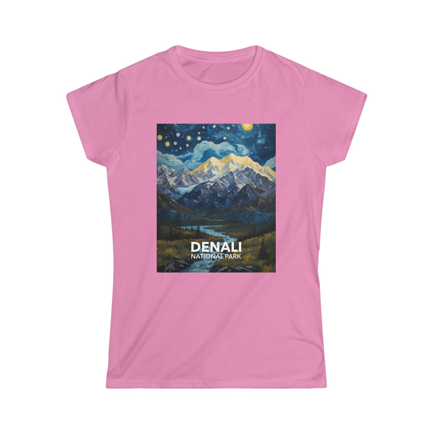 Denali National Park T-Shirt - Women's Starry Night