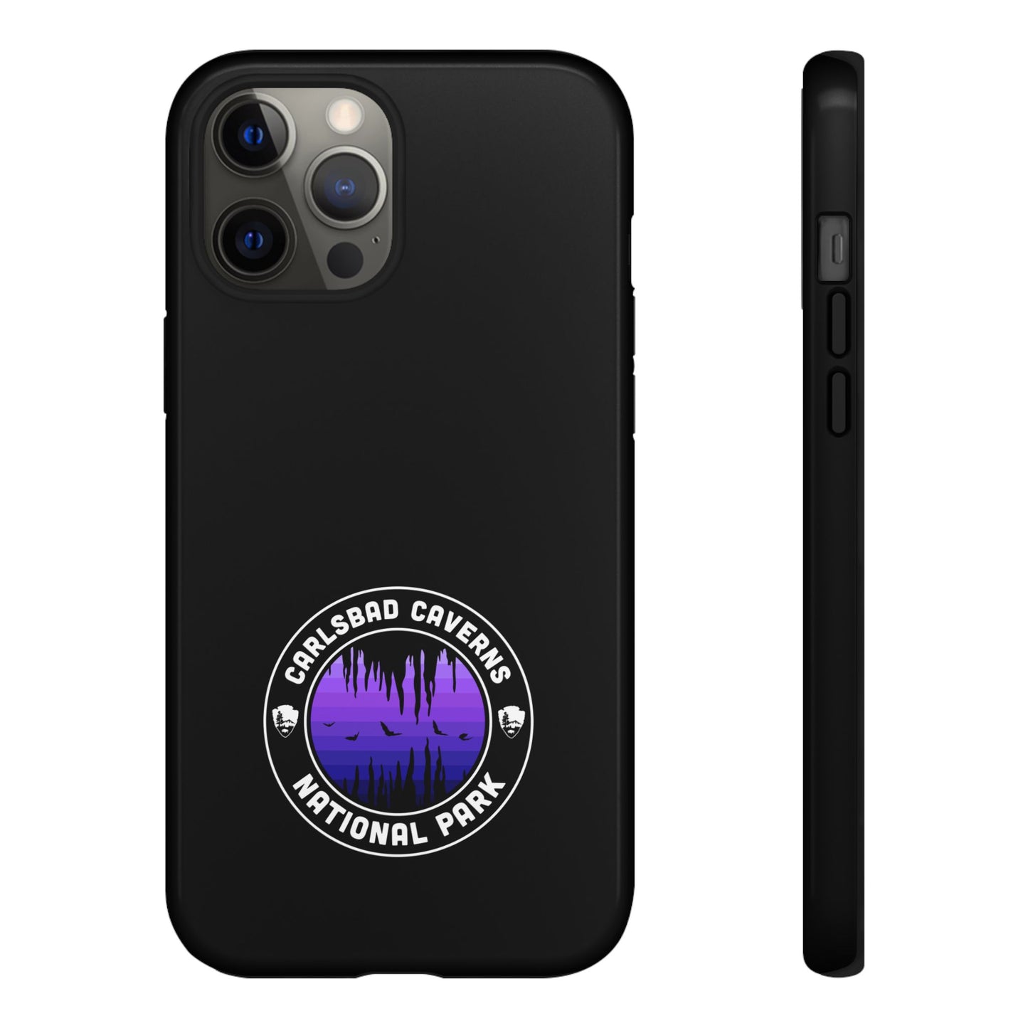 Carlsbad Caverns National Park Phone Case - Round Emblem Design