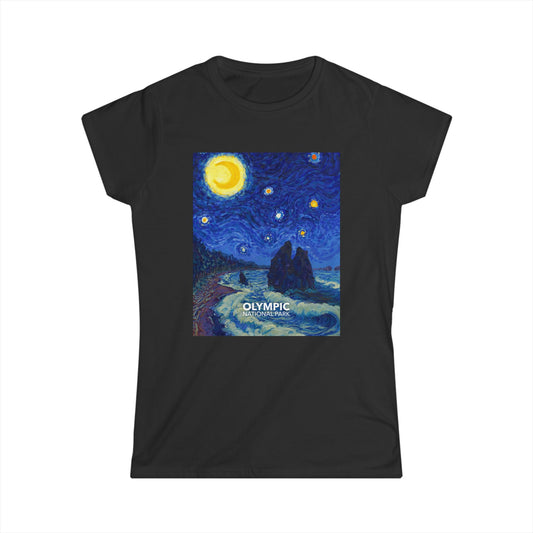 Olympic National Park T-Shirt - Women's Starry Night