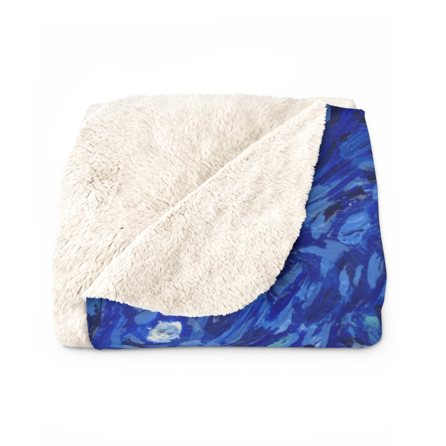 Great Sand Dunes National Park Sherpa Blanket - The Starry Night