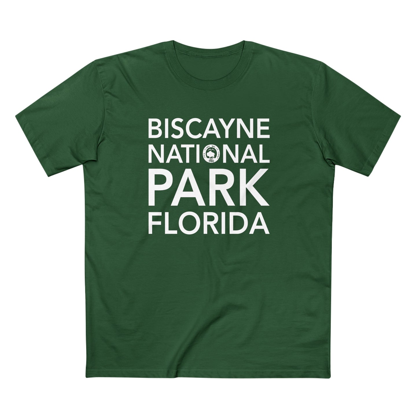 Biscayne National Park T-Shirt Block Text