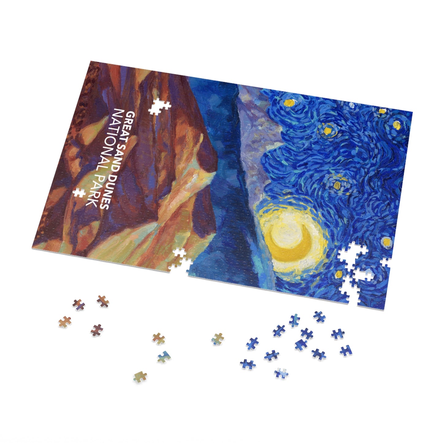 Great Sand Dunes National Park Jigsaw Puzzle - Starry Night