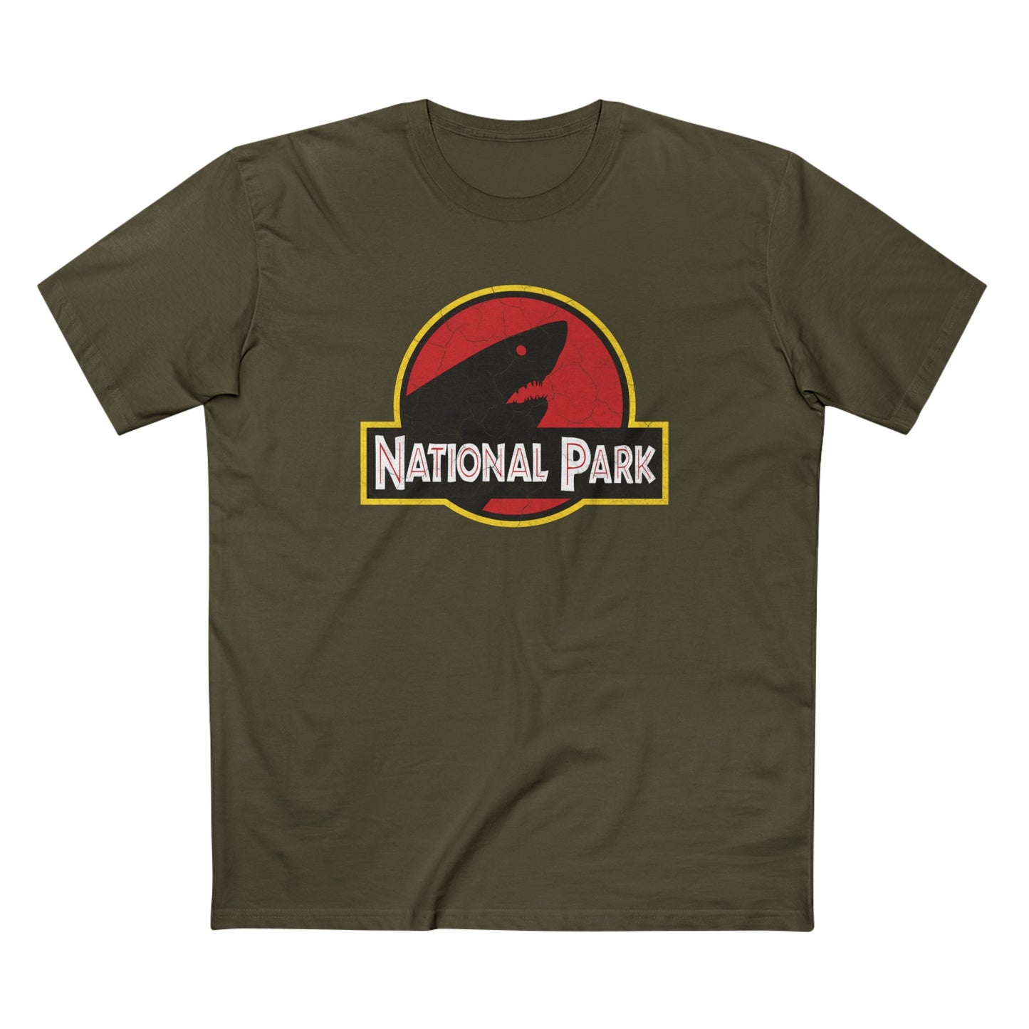 Shark National Park T-Shirt - Parody Logo