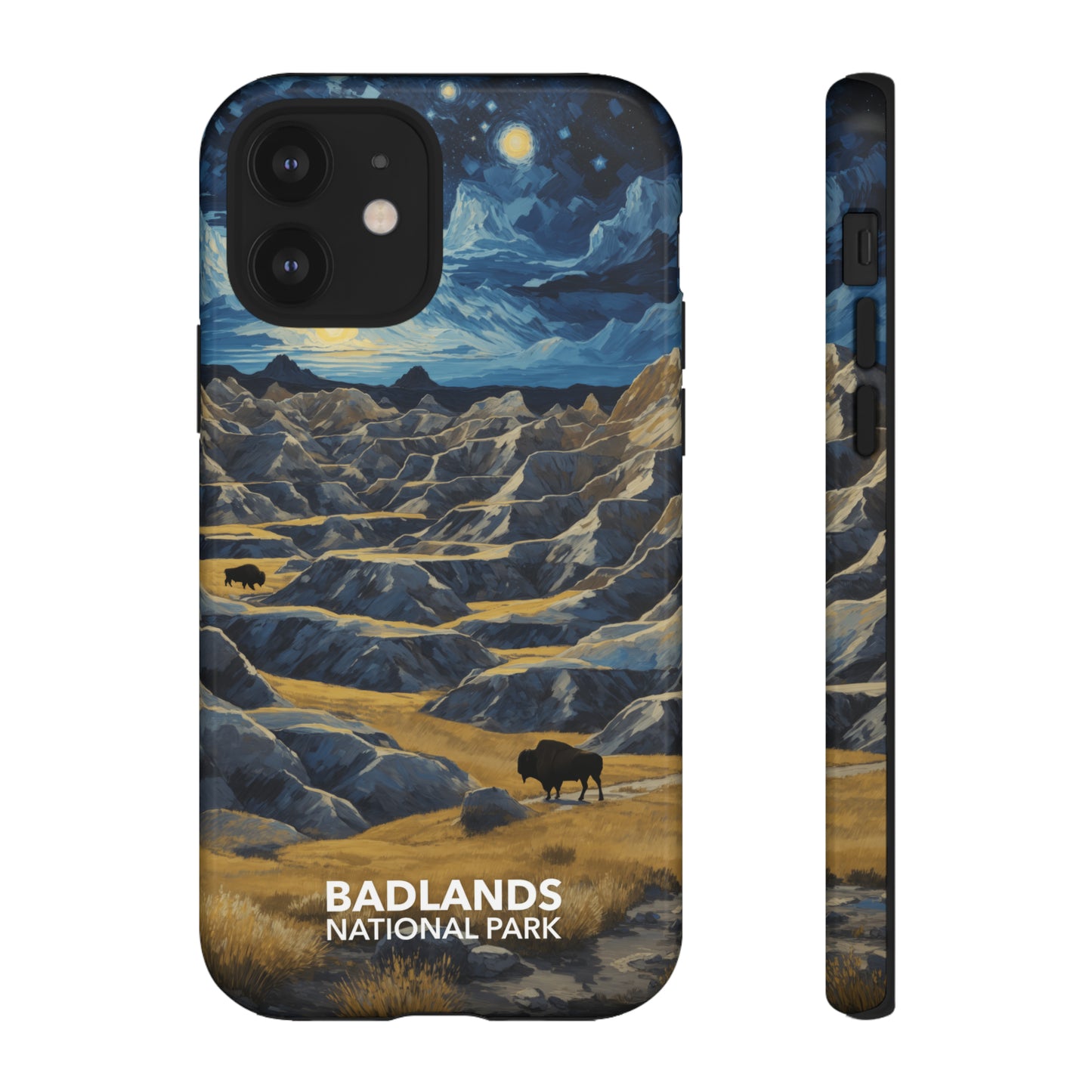 Badlands National Park Phone Case - Starry Night