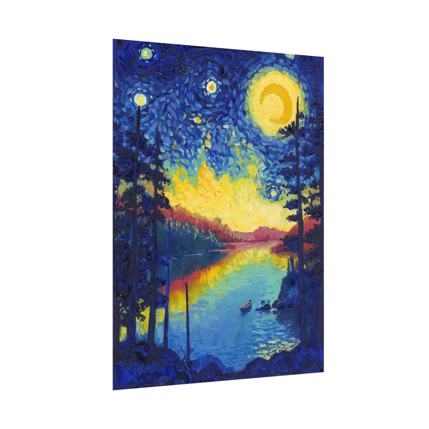 Voyageurs National Park Starry Night Poster - Premium Textured Paper