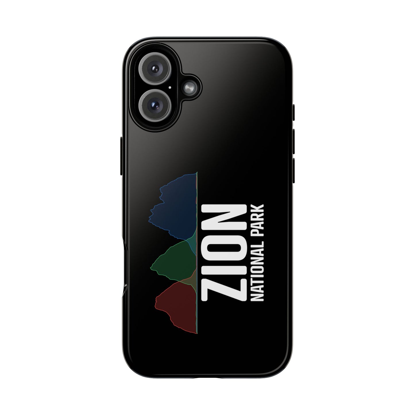 Zion National Park Phone Case - Histogram Design