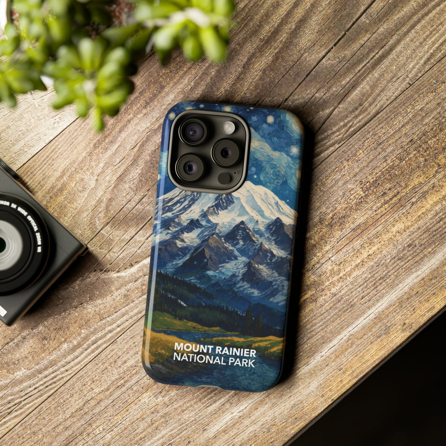 Mount Rainier National Park Phone Case - Starry Night