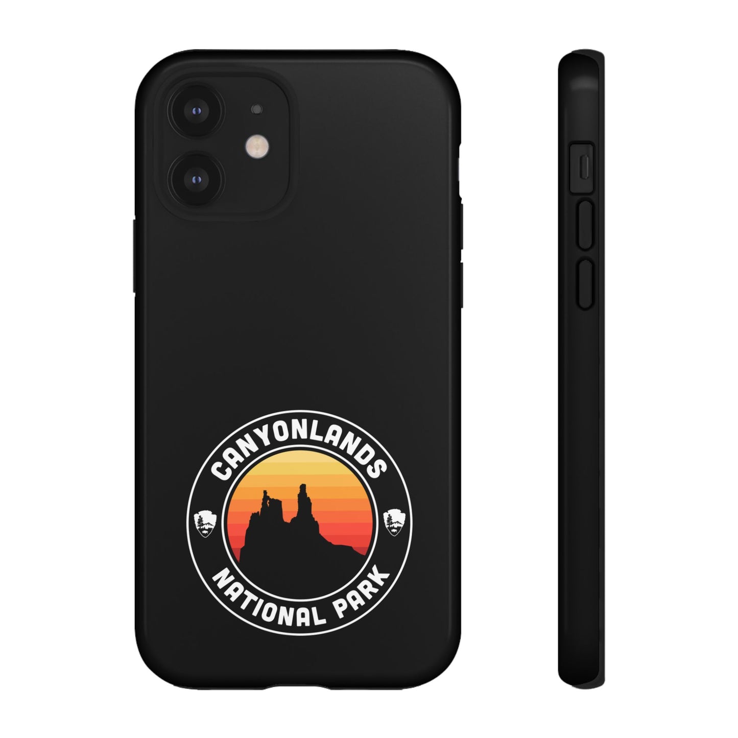 Canyonlands National Park Phone Case - Round Emblem Design