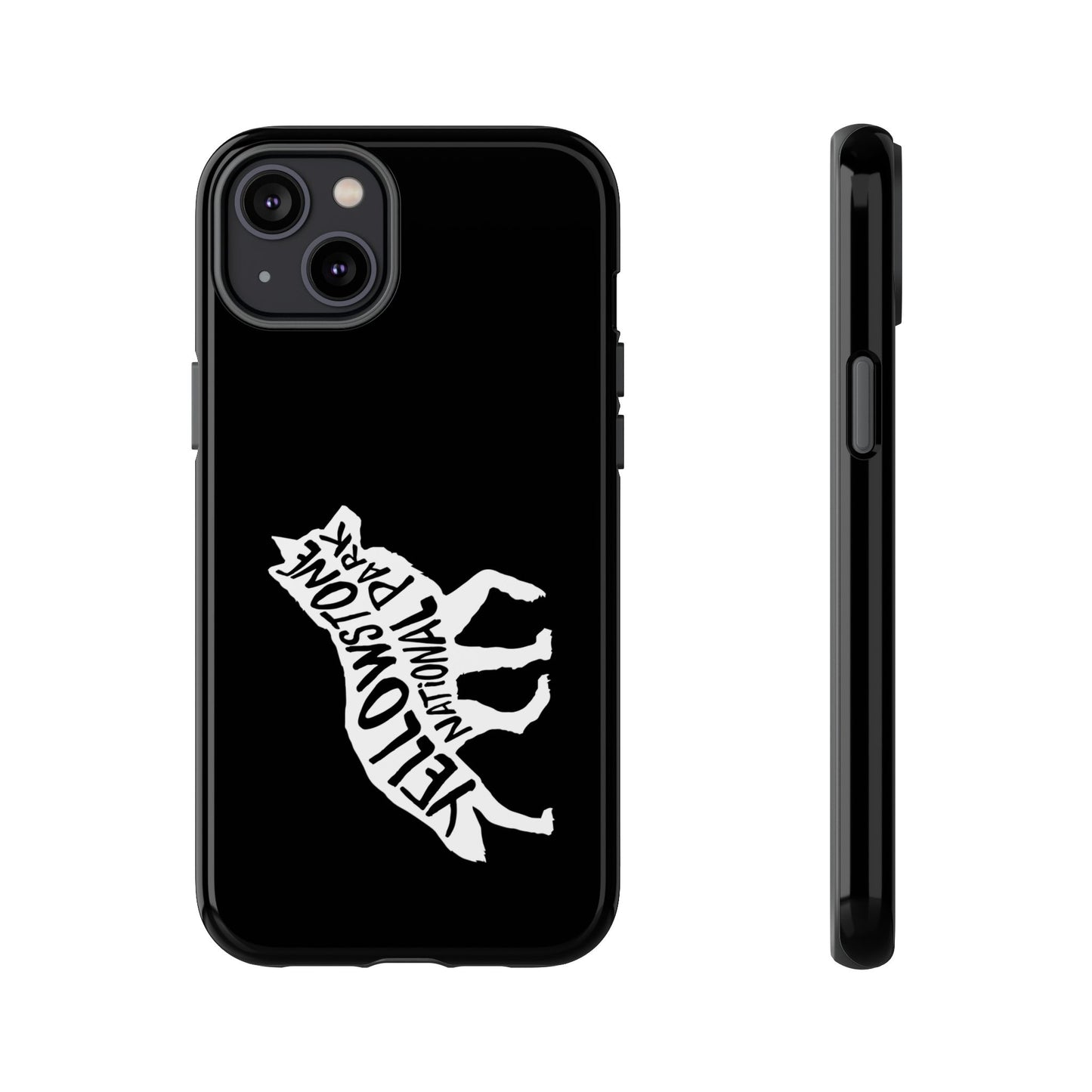 Yellowstone National Park Phone Case - Wolf Design