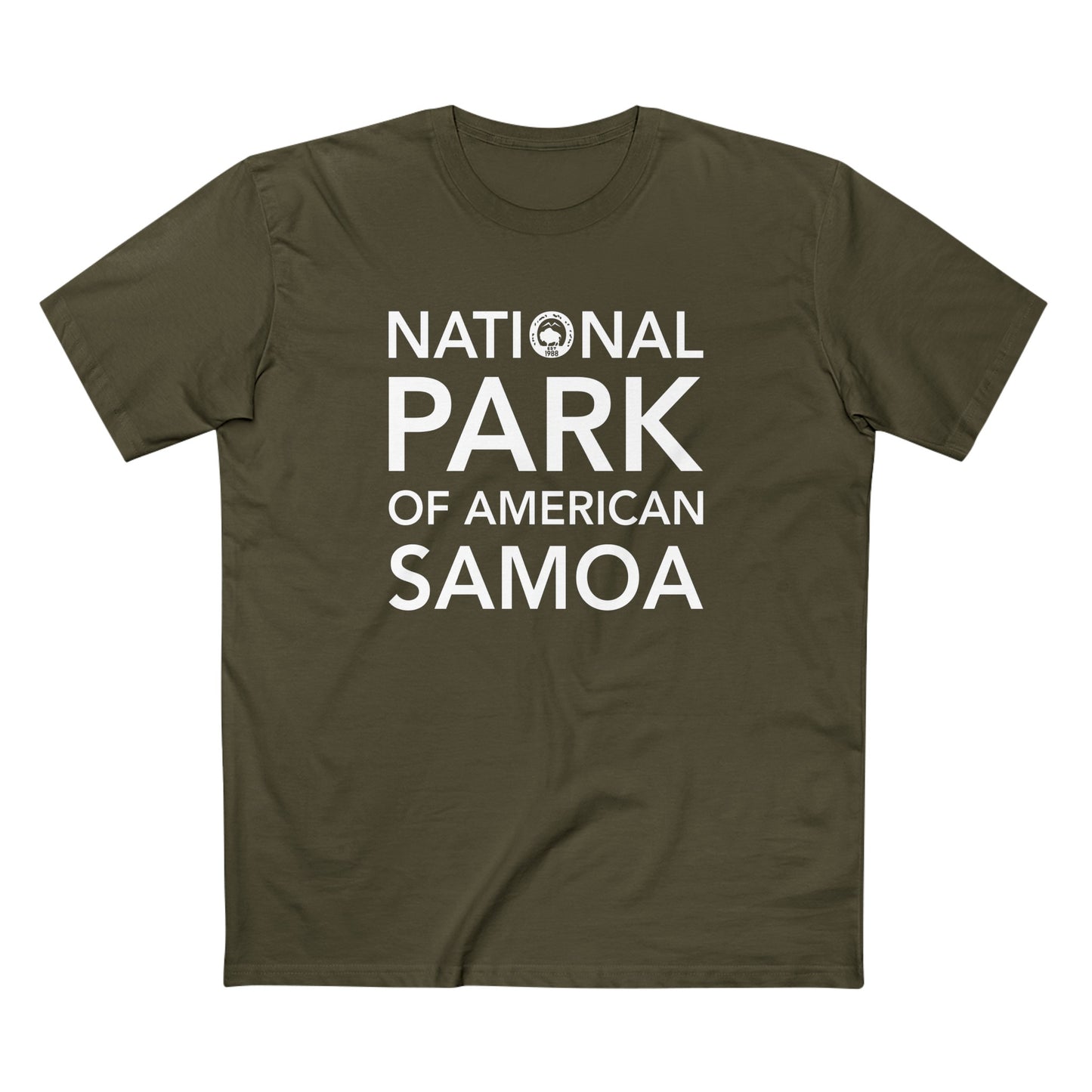 American Samoa National Park T-Shirt Block Text