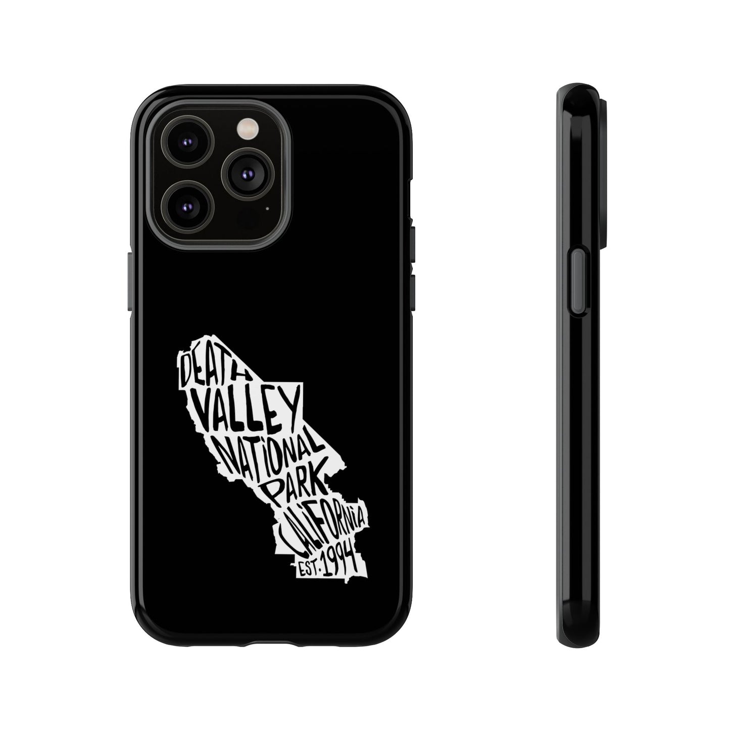 Death Valley National Park Phone Case - Map Design