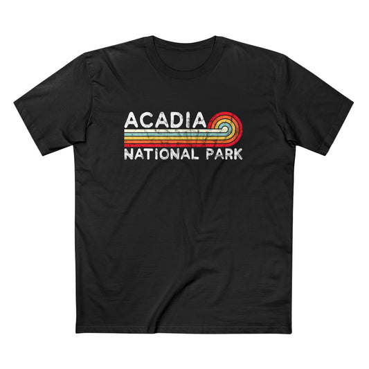 Acadia National Park T-Shirt - Vintage Stretched Sunrise