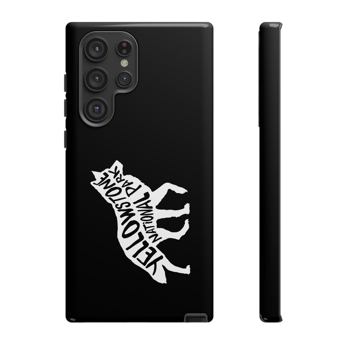 Yellowstone National Park Phone Case - Wolf Design