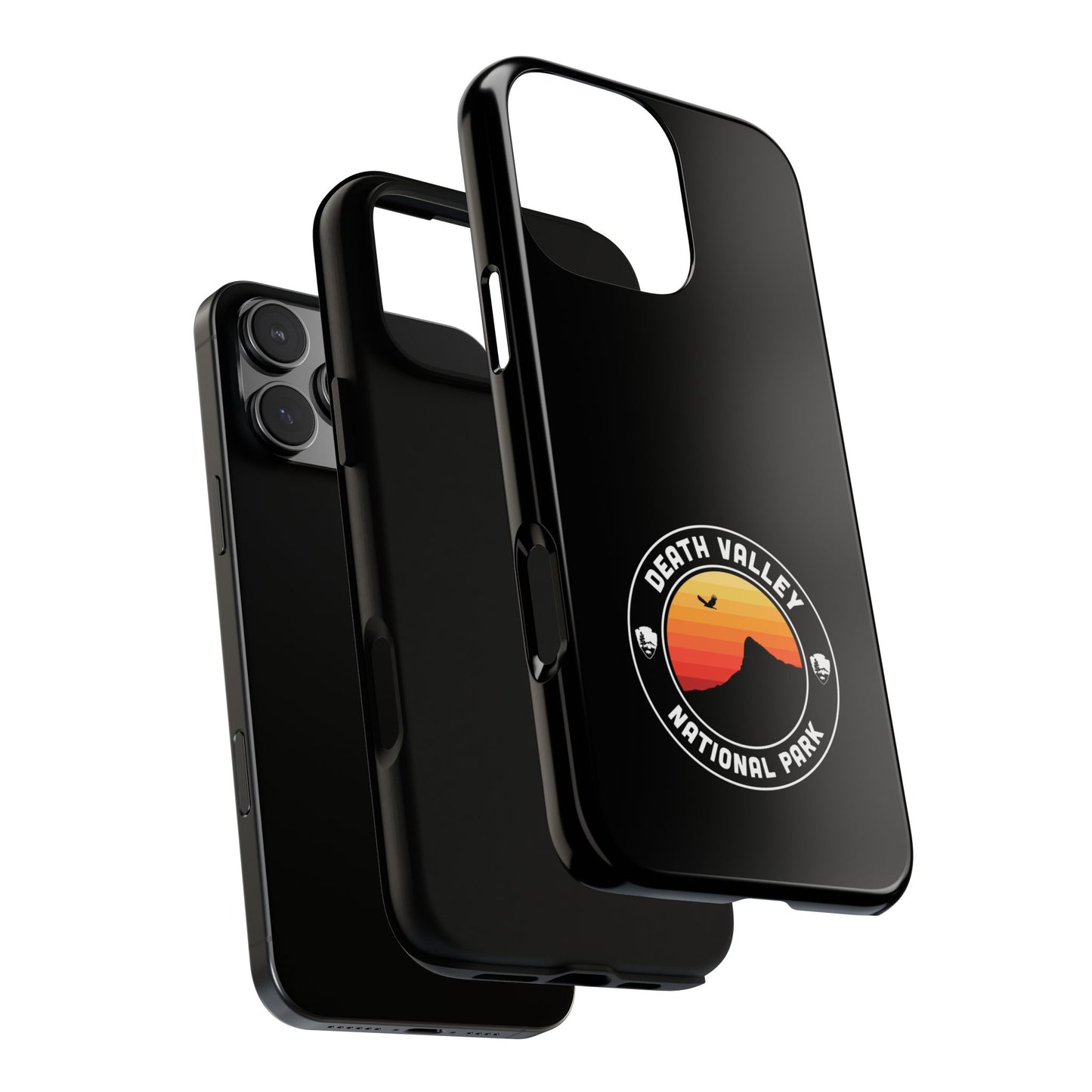 Death Valley National Park Phone Case - Round Emblem Design