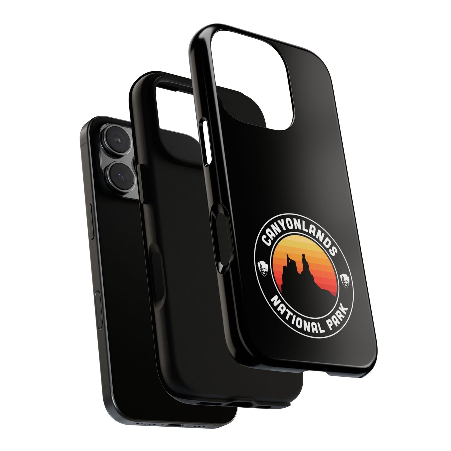 Canyonlands National Park Phone Case - Round Emblem Design