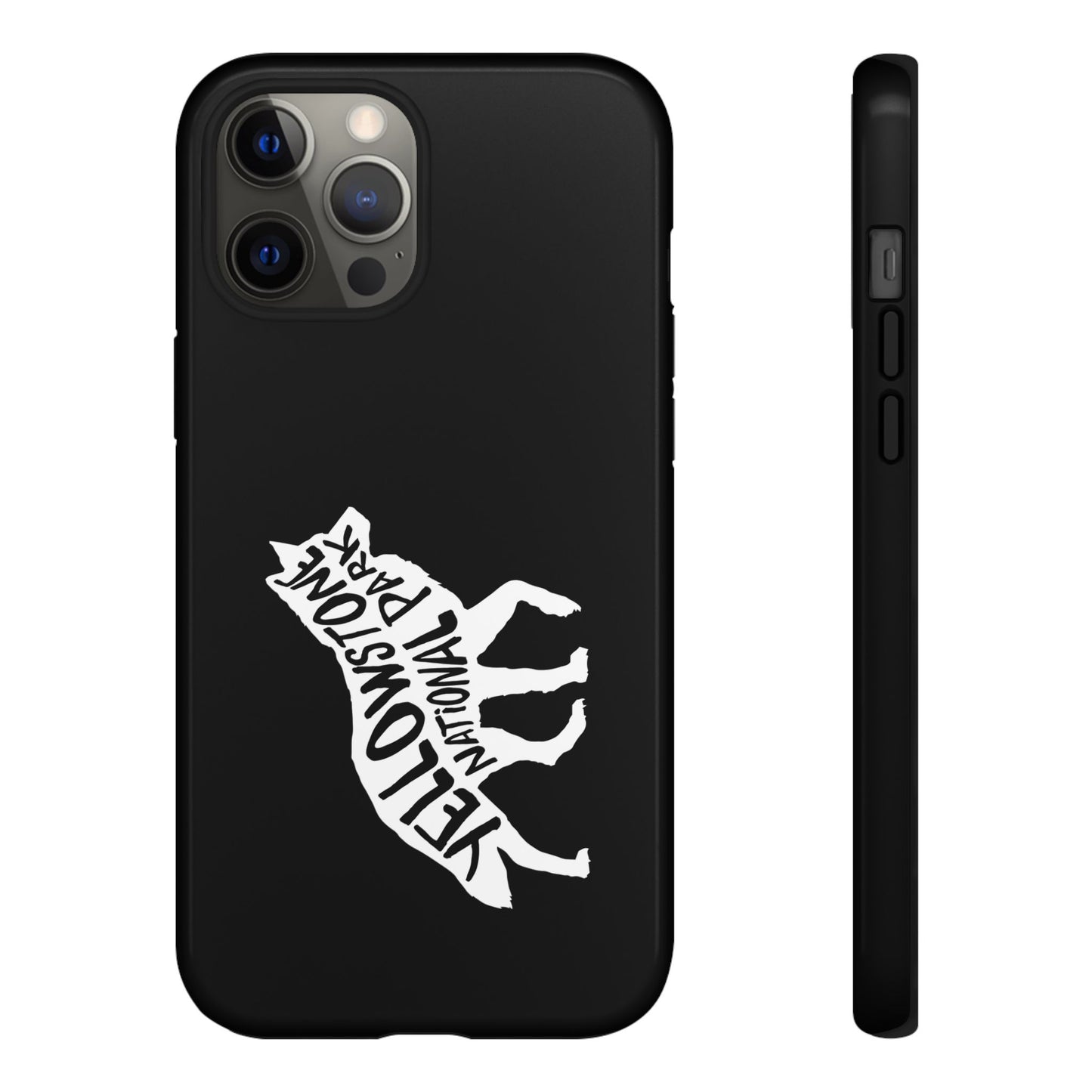 Yellowstone National Park Phone Case - Wolf Design