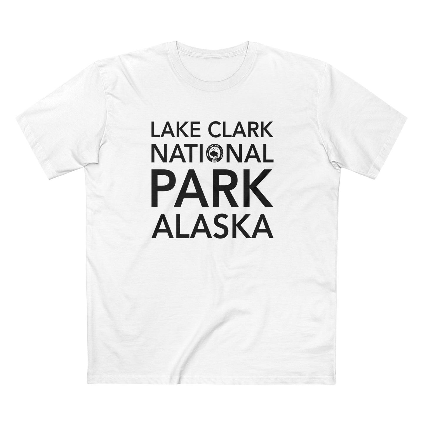Lake Clark National Park T-Shirt Block Text