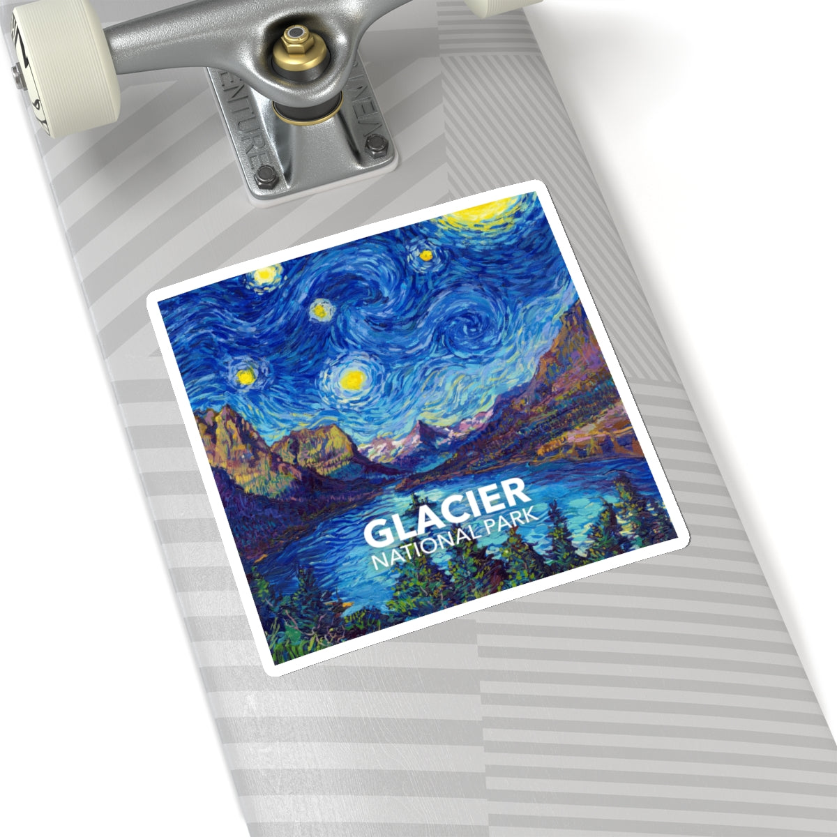 Glacier National Park Sticker - The Starry Night