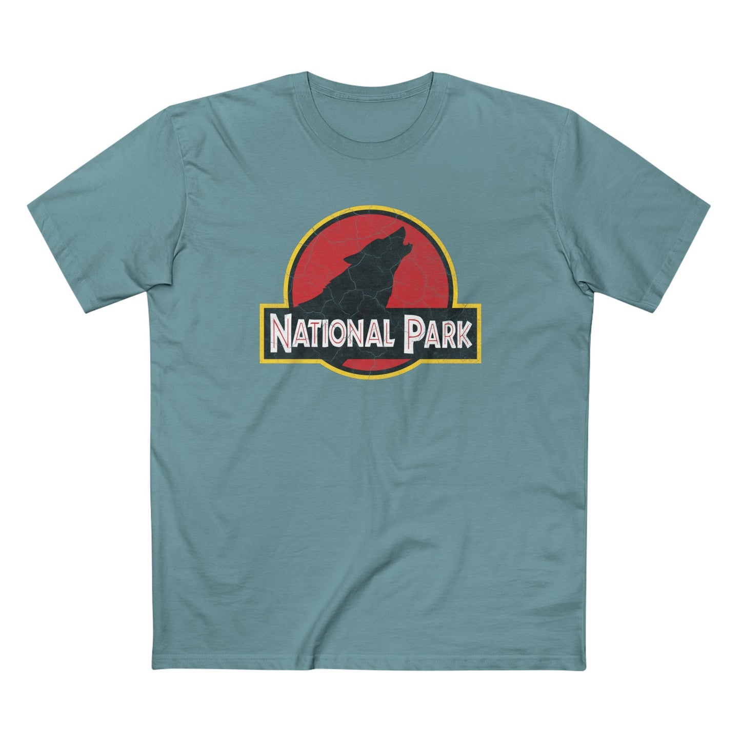 Wolf National Park T-Shirt - Parody Logo