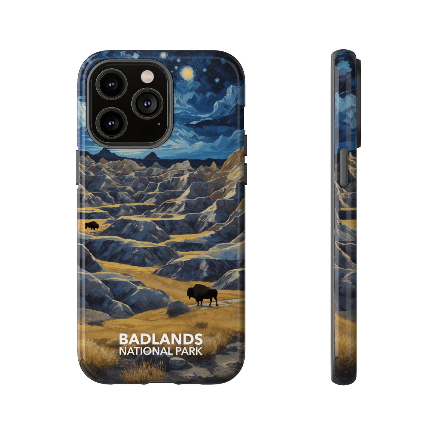 Badlands National Park Phone Case - Starry Night