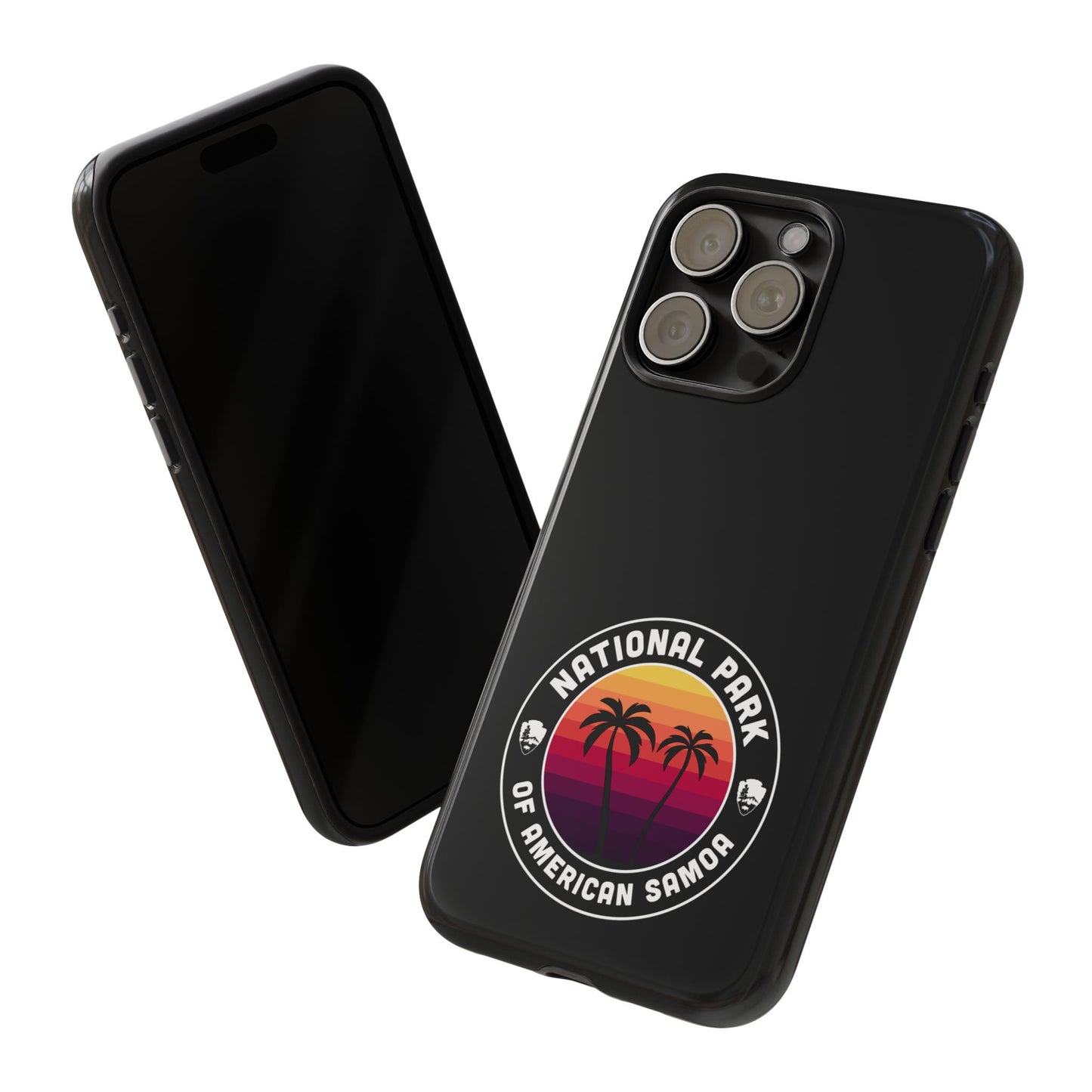 National Park of American Samoa Phone Case - Round Emblem Design