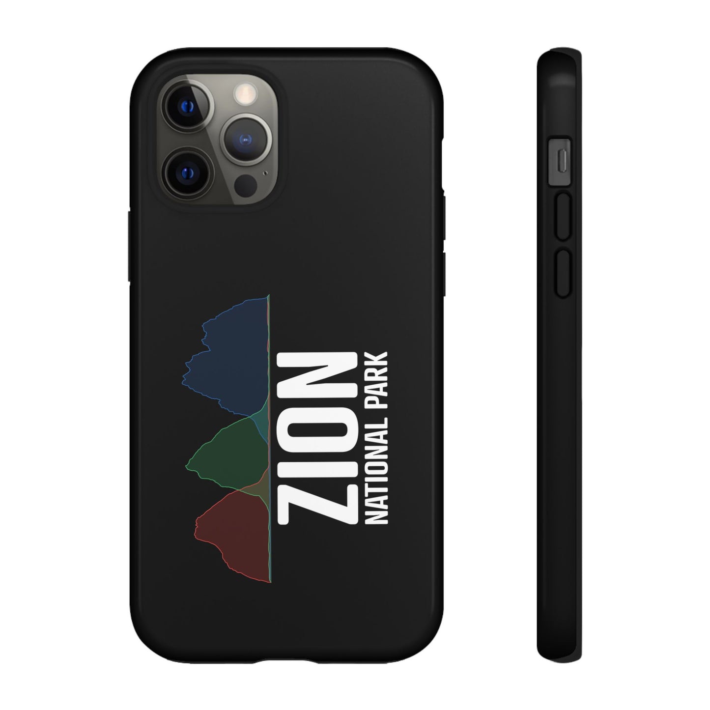 Zion National Park Phone Case - Histogram Design