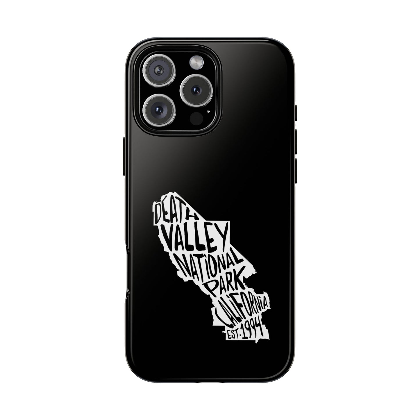 Death Valley National Park Phone Case - Map Design