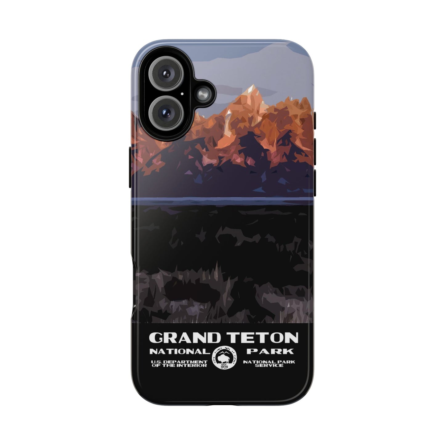 Grand Teton National Park Phone Case - WPA Style