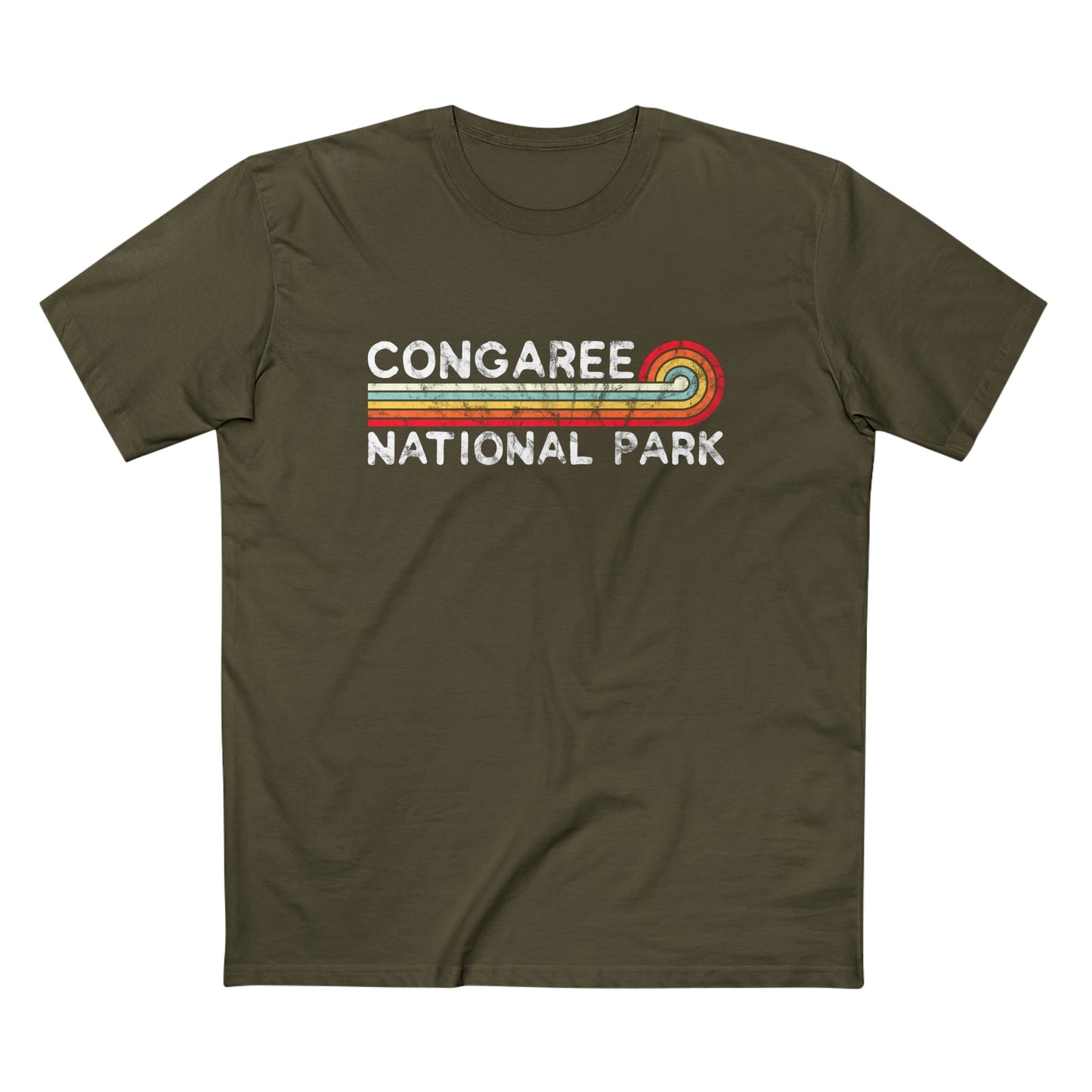 Congaree National Park T-Shirt - Vintage Stretched Sunrise