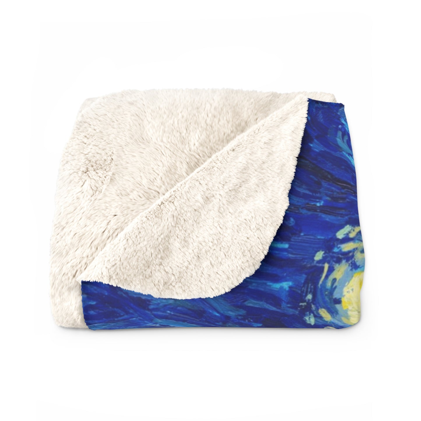 Glacier National Park Sherpa Blanket - The Starry Night