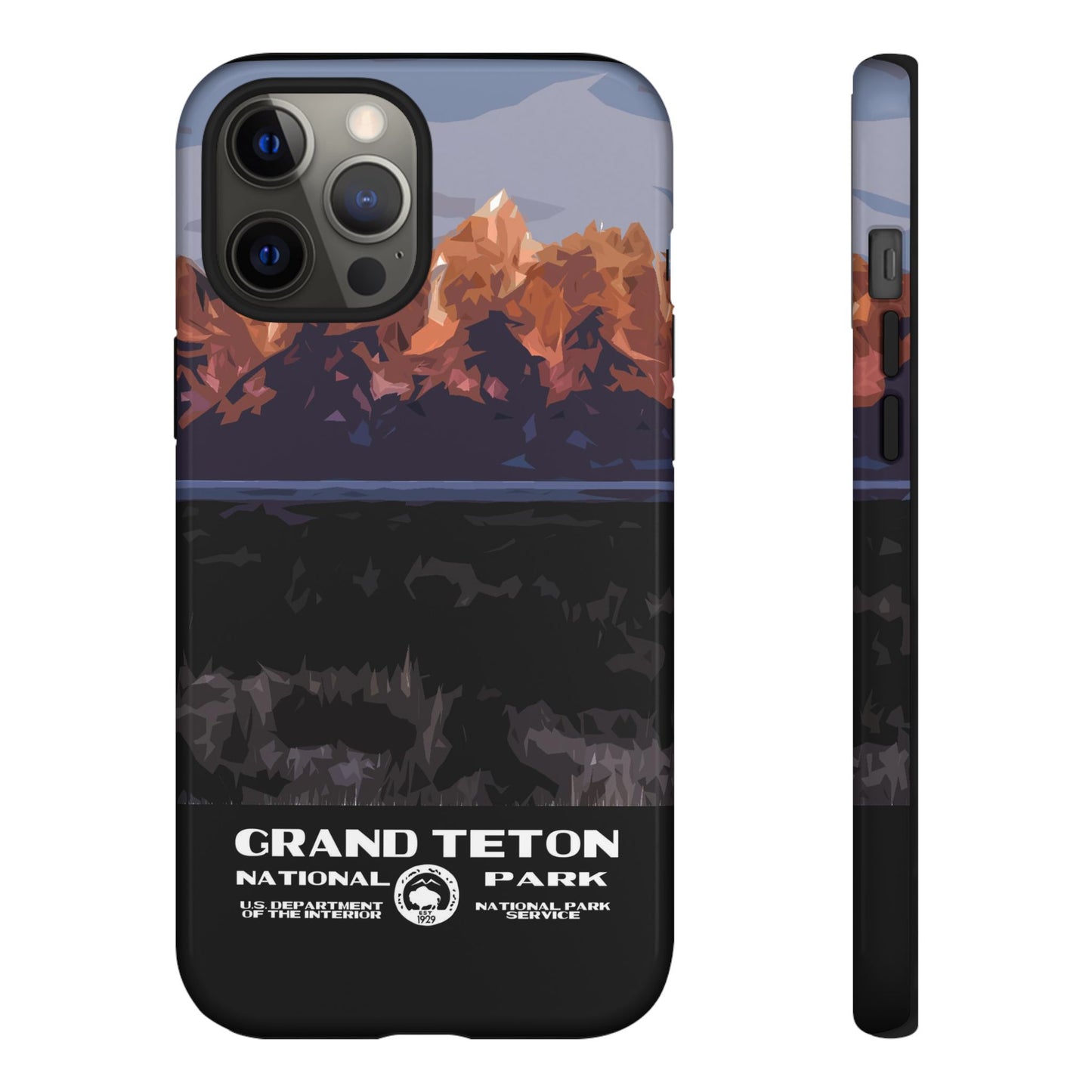 Grand Teton National Park Phone Case - WPA Style