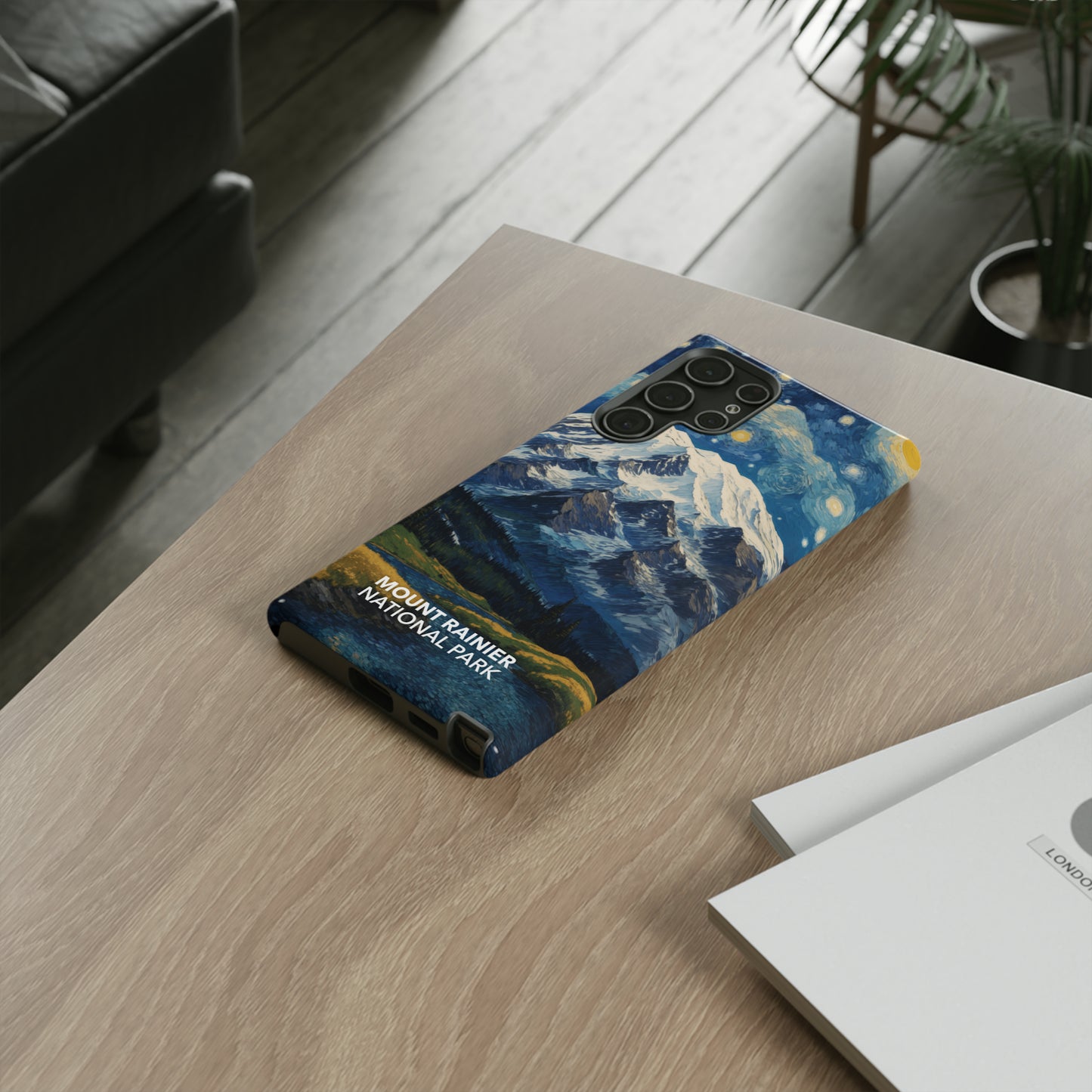 Mount Rainier National Park Phone Case - Starry Night