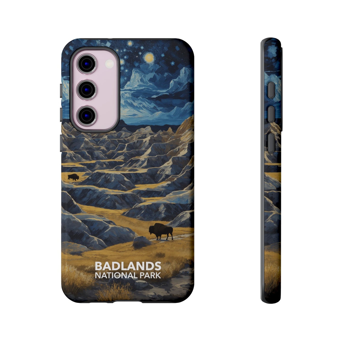 Badlands National Park Phone Case - Starry Night