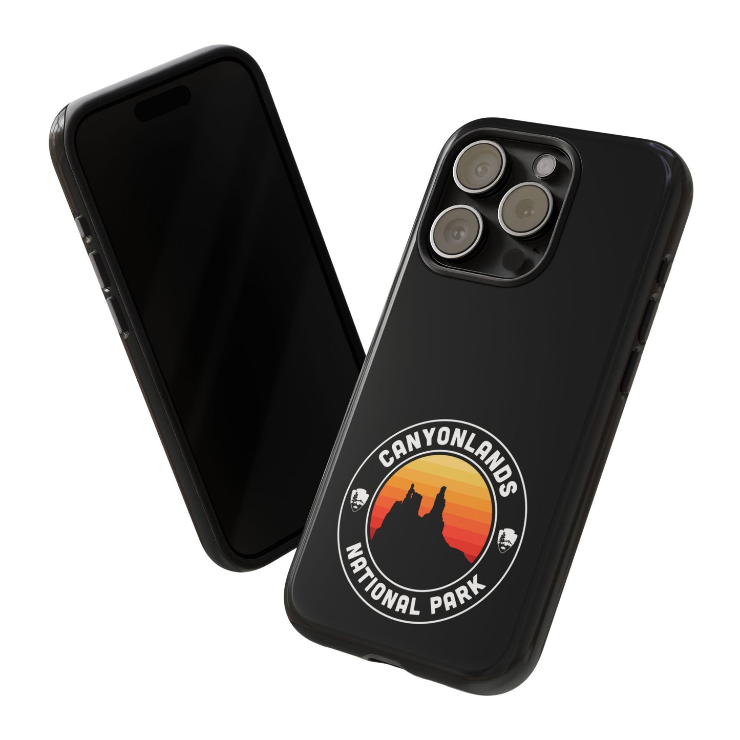 Canyonlands National Park Phone Case - Round Emblem Design