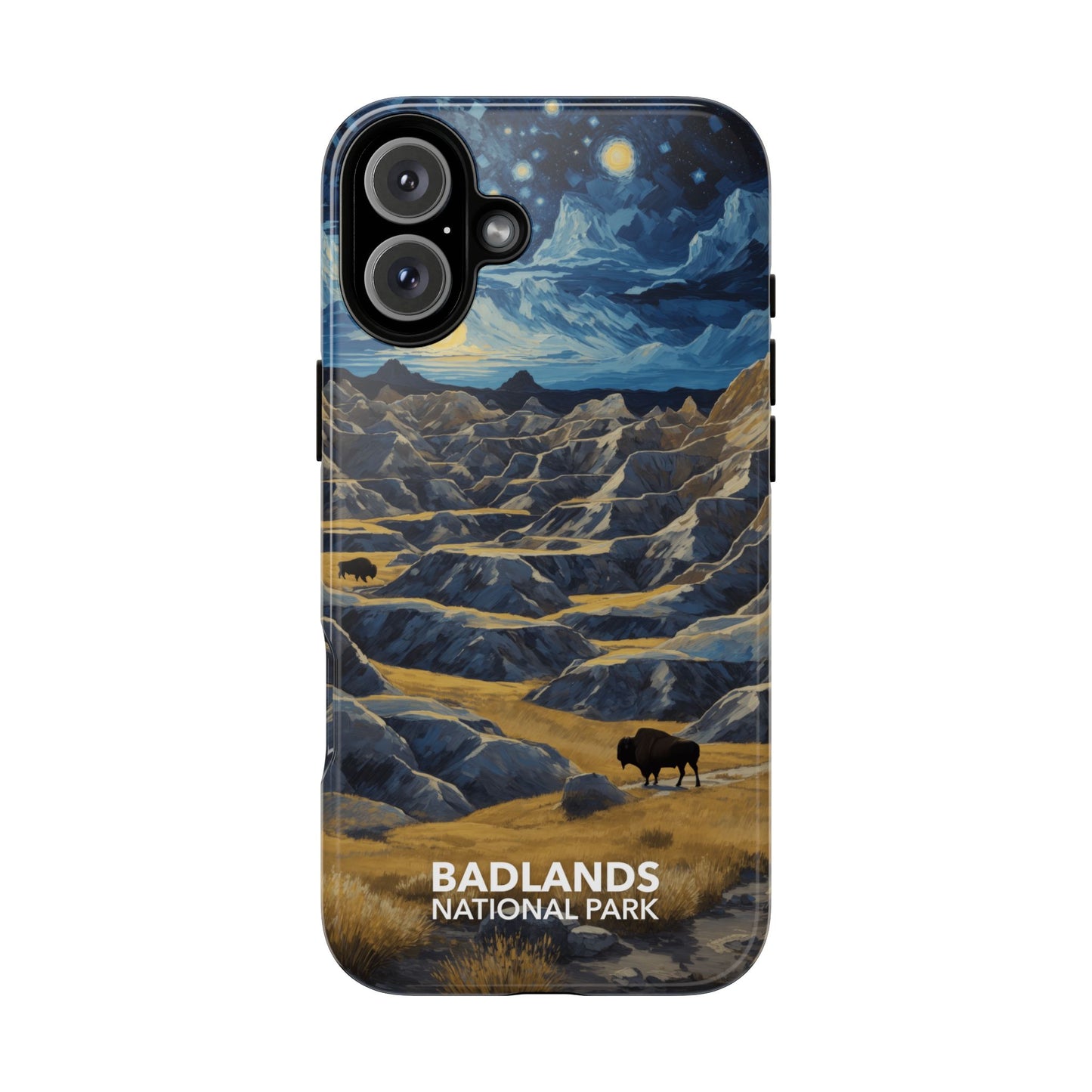 Badlands National Park Phone Case - Starry Night