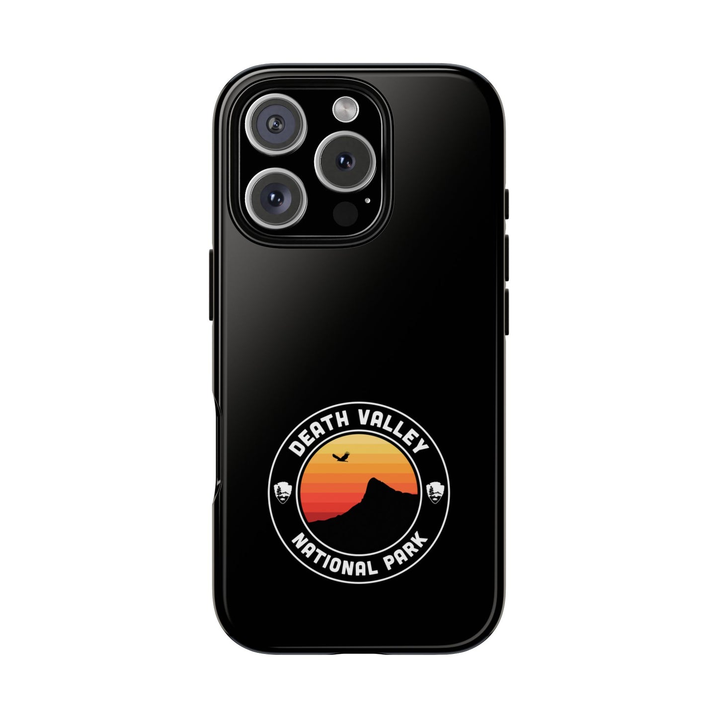 Death Valley National Park Phone Case - Round Emblem Design