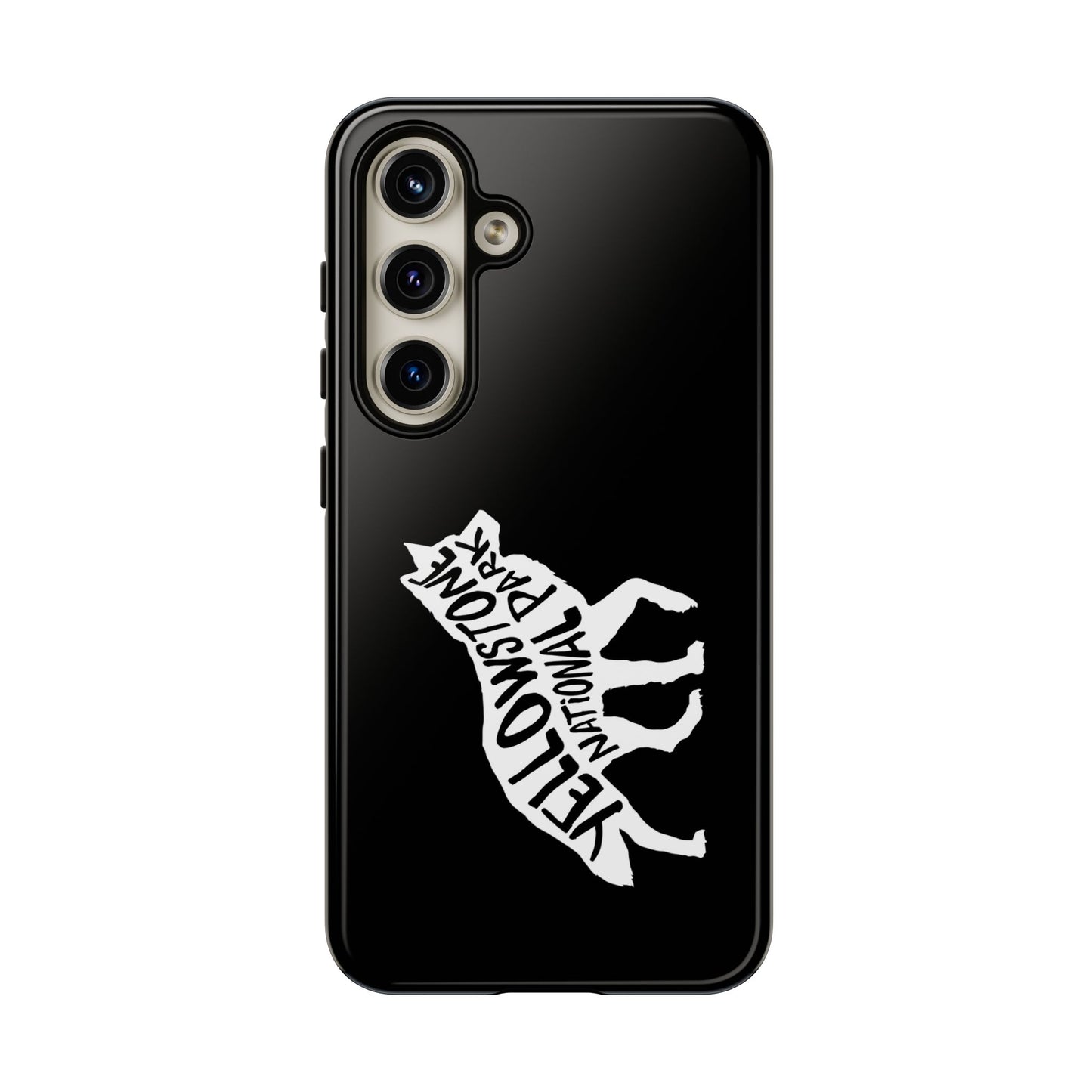 Yellowstone National Park Phone Case - Wolf Design