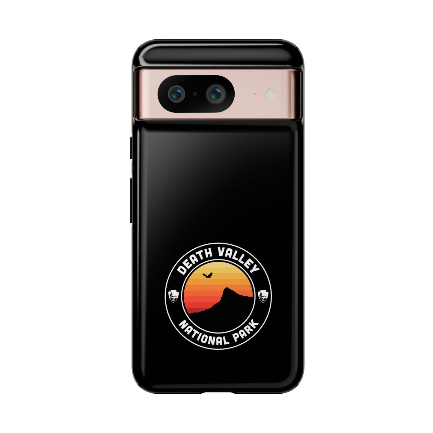 Death Valley National Park Phone Case - Round Emblem Design