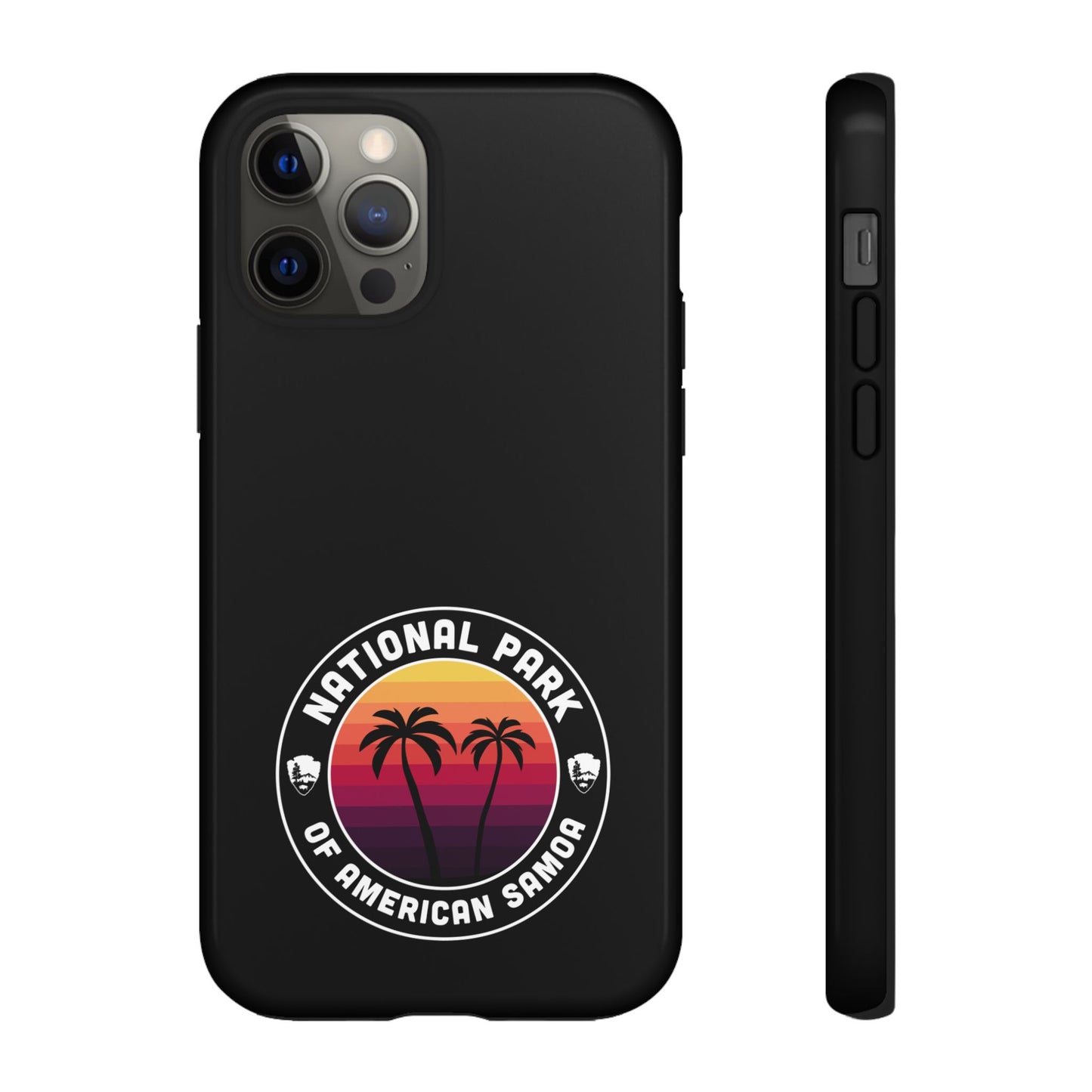 National Park of American Samoa Phone Case - Round Emblem Design