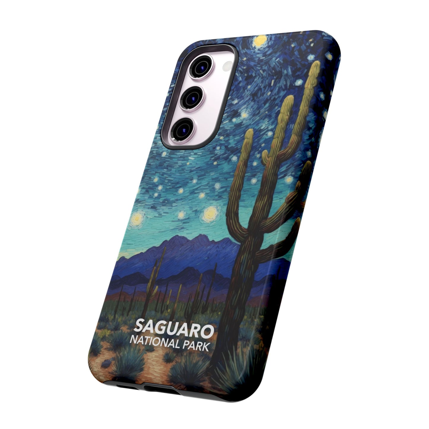 Saguaro National Park Phone Case - Starry Night