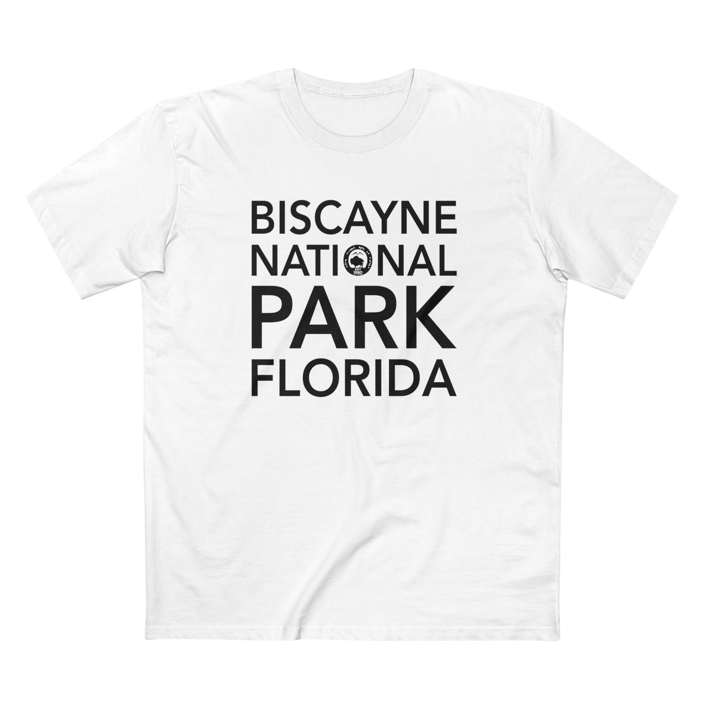 Biscayne National Park T-Shirt Block Text