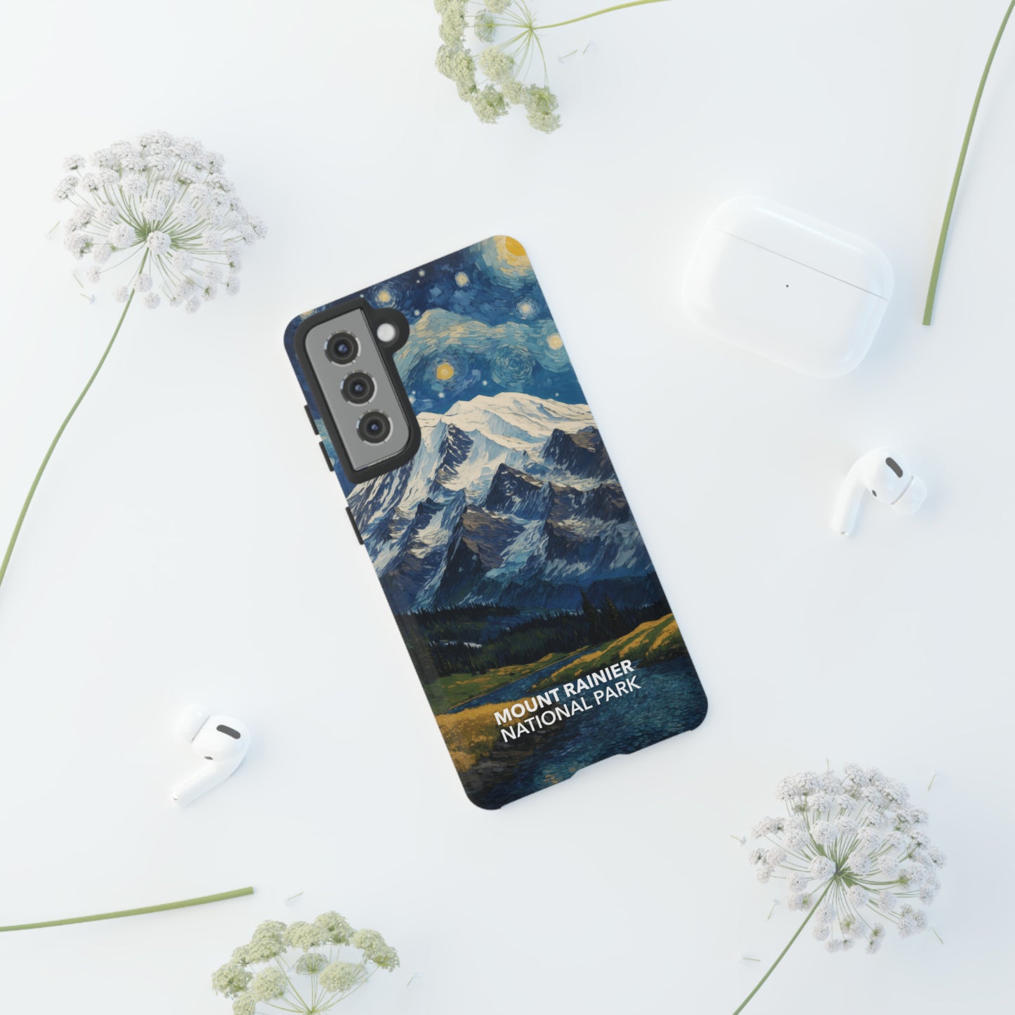 Mount Rainier National Park Phone Case - Starry Night